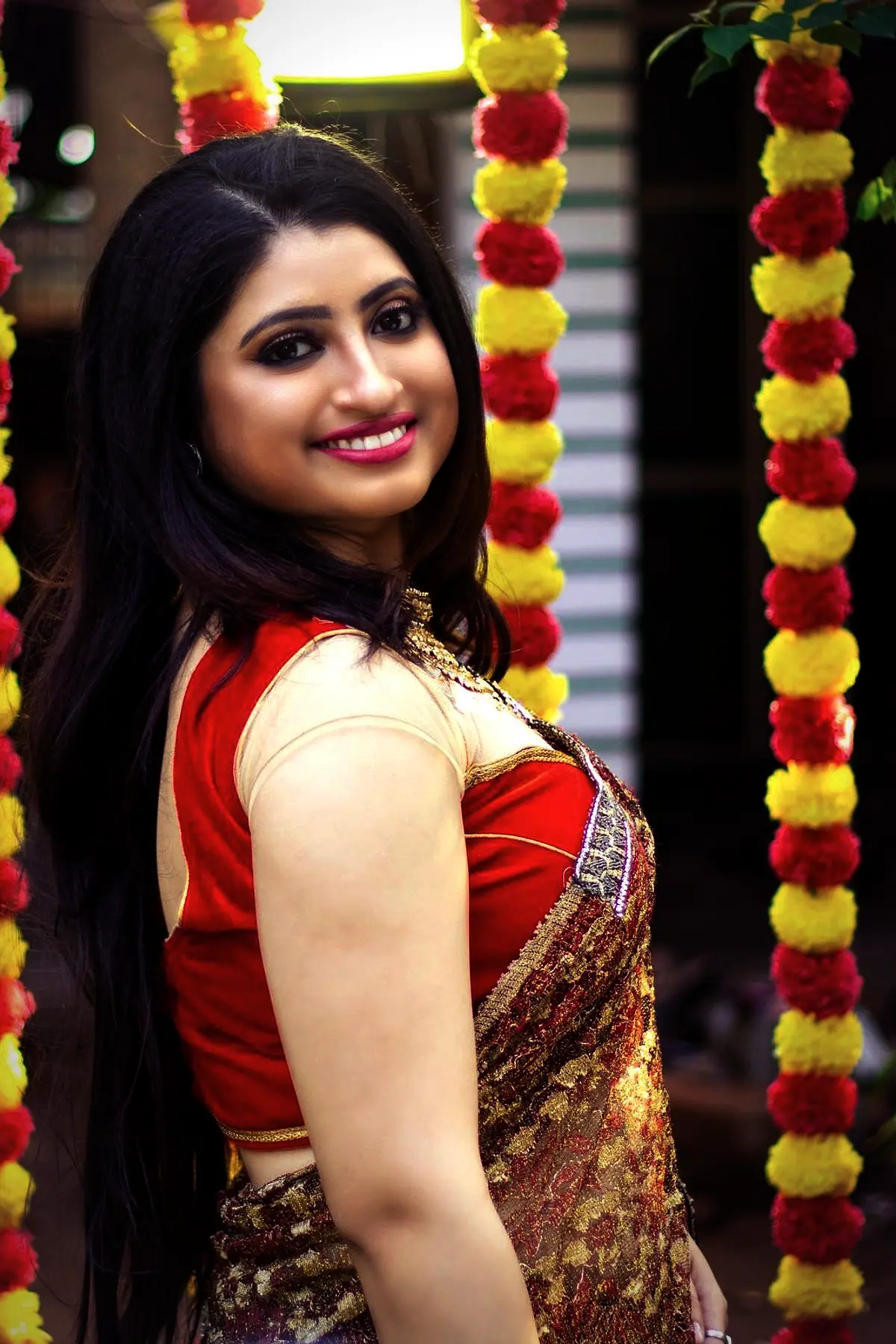 Divya during the muhurtham ceremony
