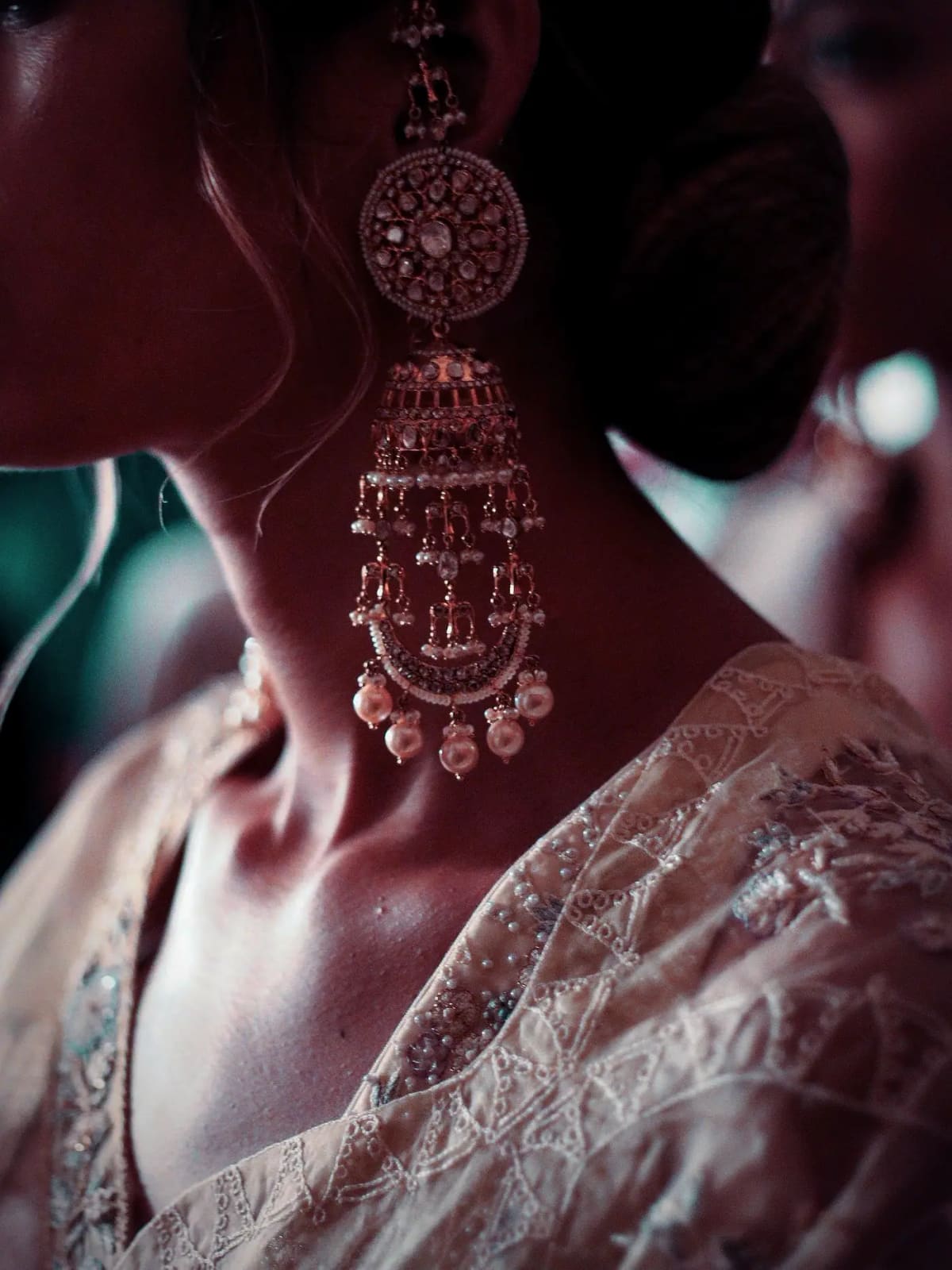 Small classic jhumka earrings