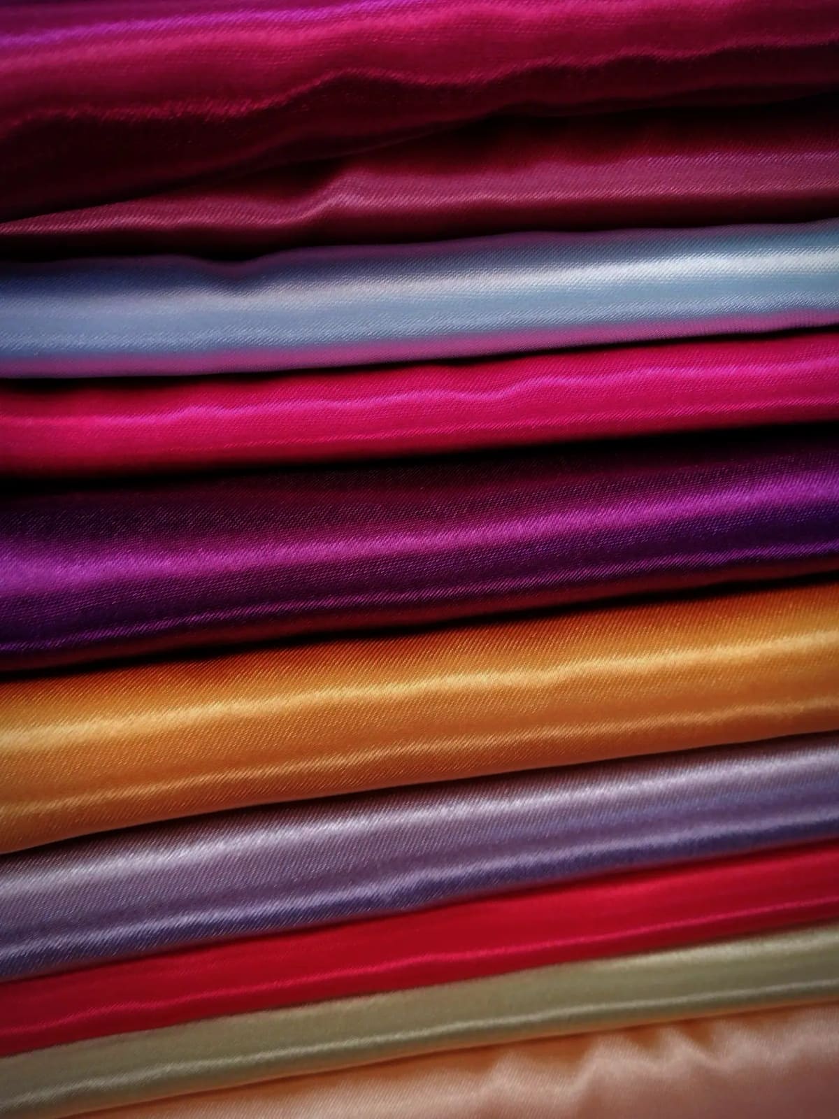 Plum Silk Dupatta — fabric view